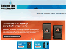 Tablet Screenshot of leisurelinestove.com